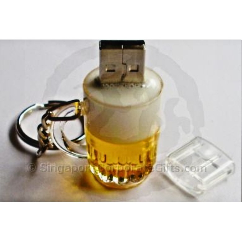 Beer Mug Thumbdrive (Trek Micro SD 4G)